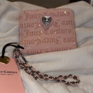 Juicy Couture Blush Wallet with Heart Accent